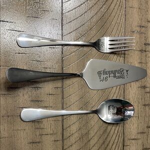 Elegant Silver Cutlery Set